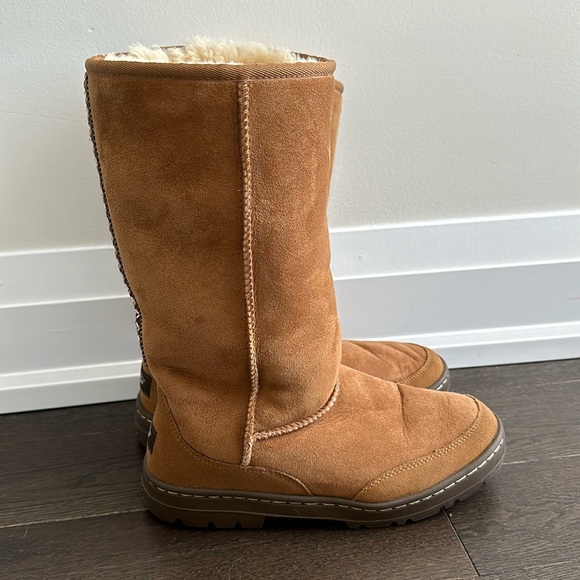 UGG Shoes - UGG Ultimate Tan Tall Boot Size 8
